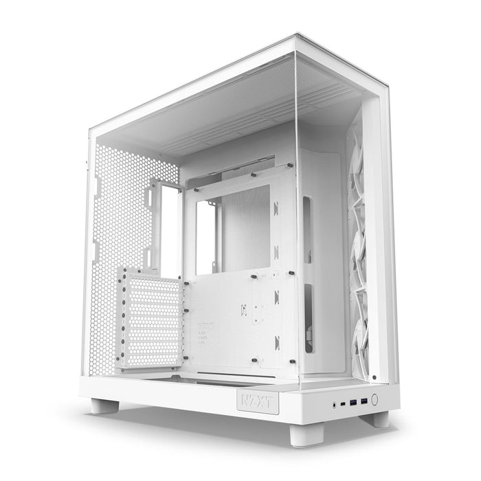 NZXT PC Case H6 Air Flow White