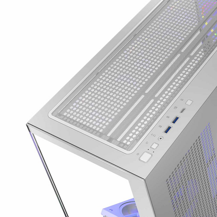 Modecom PC Case VOLCANO Stellar ARGB 5F White Midi