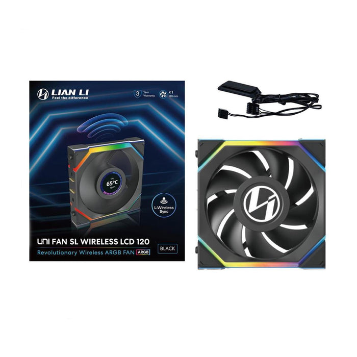 Lian Li Fan UNI SL Wireless LCD ARGB Single Pack 120mm