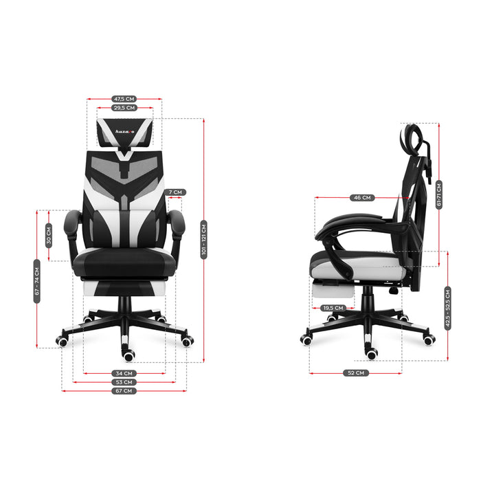 Huzaro Combat 5.0 White Gaming Chair