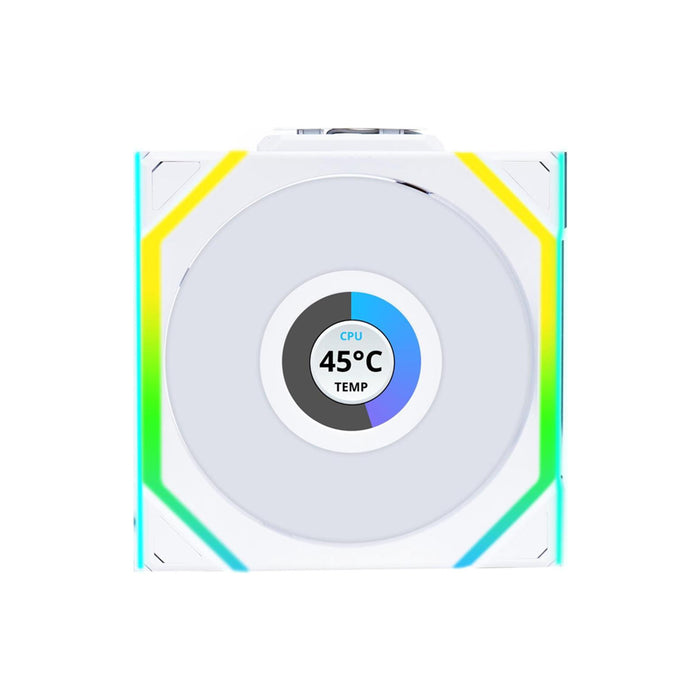 Lian Li Fan UNI SL Wireless LCD White ARGB Single Pack 120mm