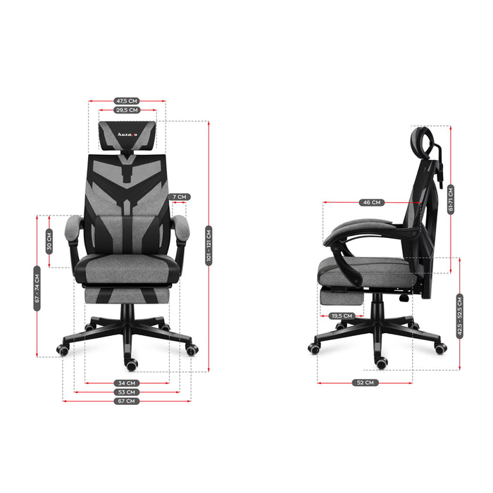 Huzaro Combat 5.0 Grey Gaming Chair