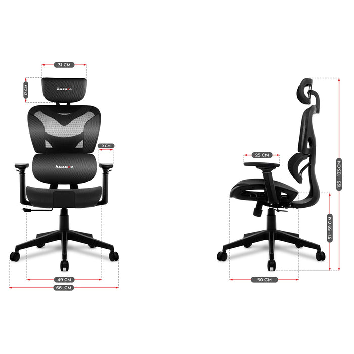 Huzaro Combat 8.0 Carbon Black Gaming Chair