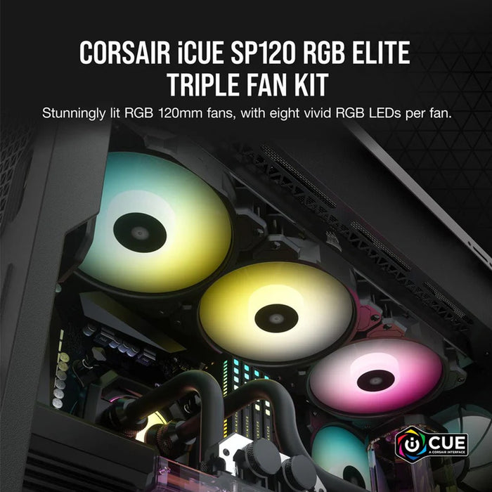 Corsair Fan iCUE ELITE SP120 RGB Triple Pack 120mm