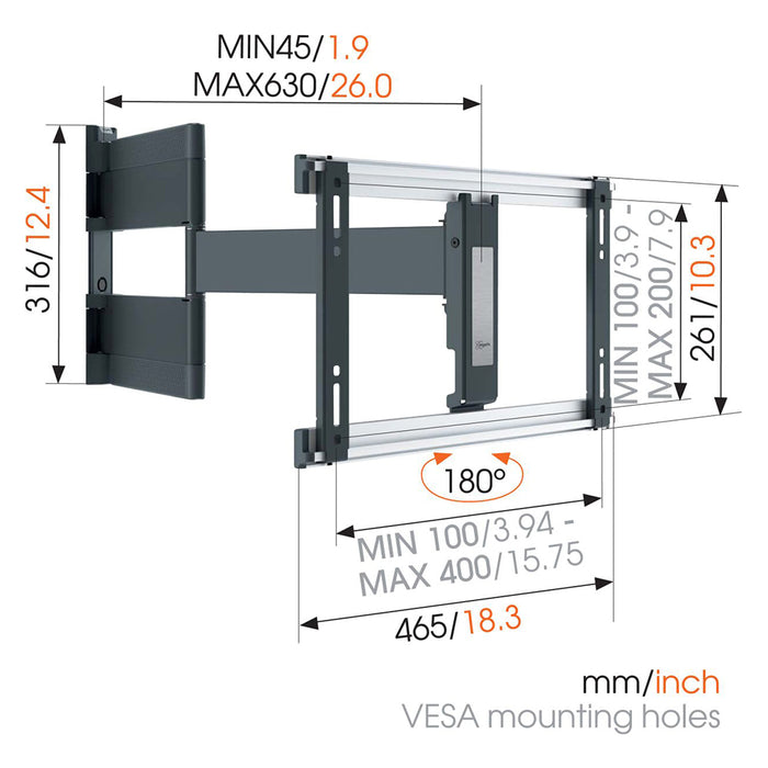 Vogels Wall Mount Thin546 OLED 40"-65''