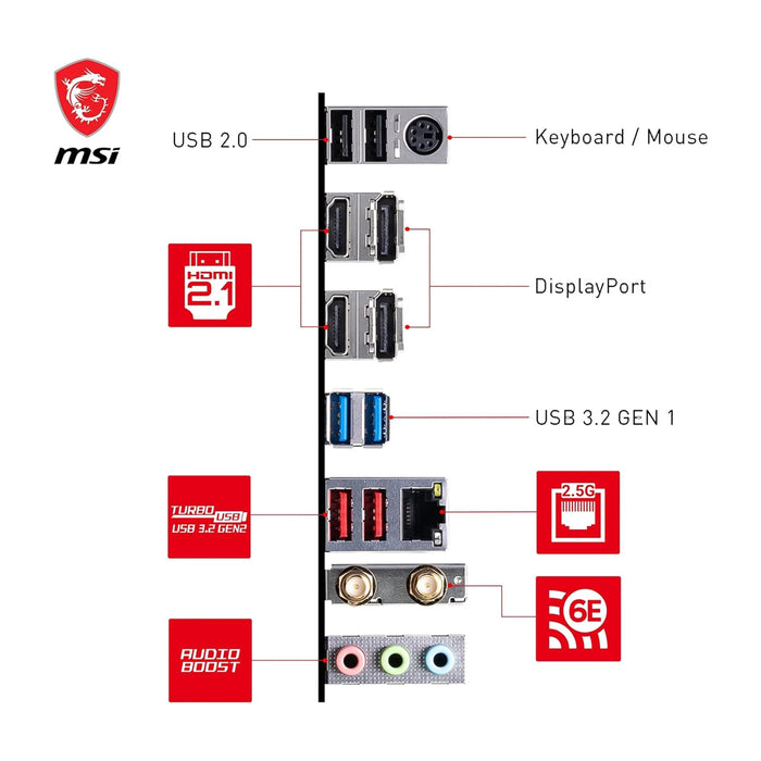 MSI Motherboard B760M Gaming Plus WiFi