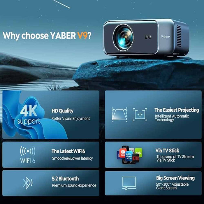 Yaber Projector V9 Portable