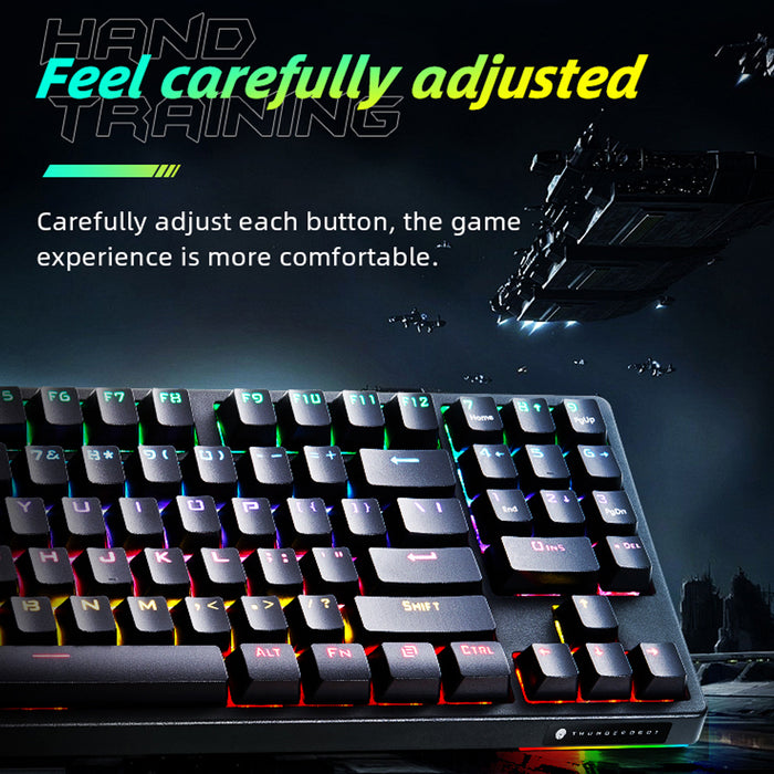 Thunderobot Mechanical Wired Gaming Keyboard KG3089R Red Switch