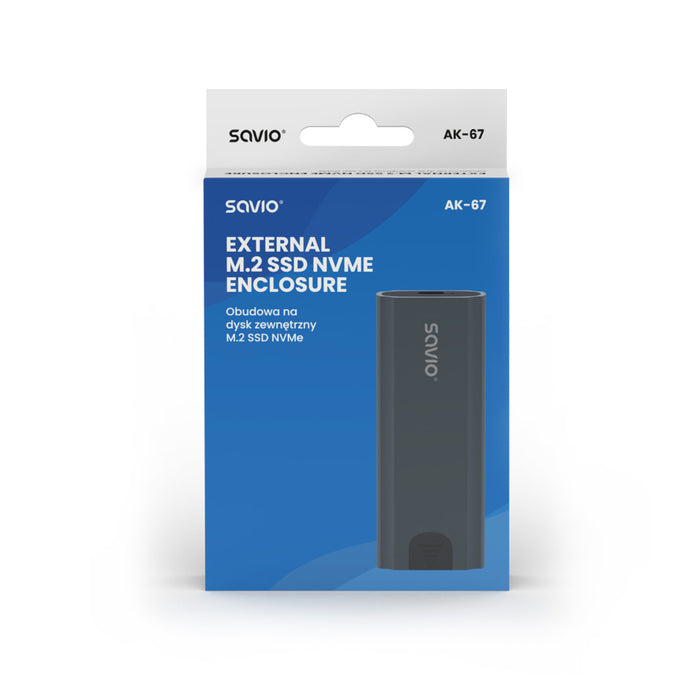 Savio Enclosure AK-67 M.2 NVMe