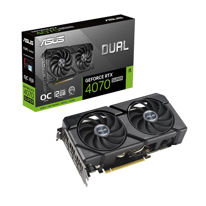 Asus EVO Dual GeForce RTX 4070 SUPER OC 12GB