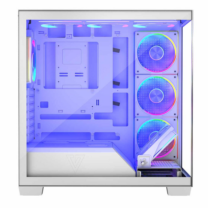 Modecom PC Case VOLCANO Stellar ARGB 5F White Midi