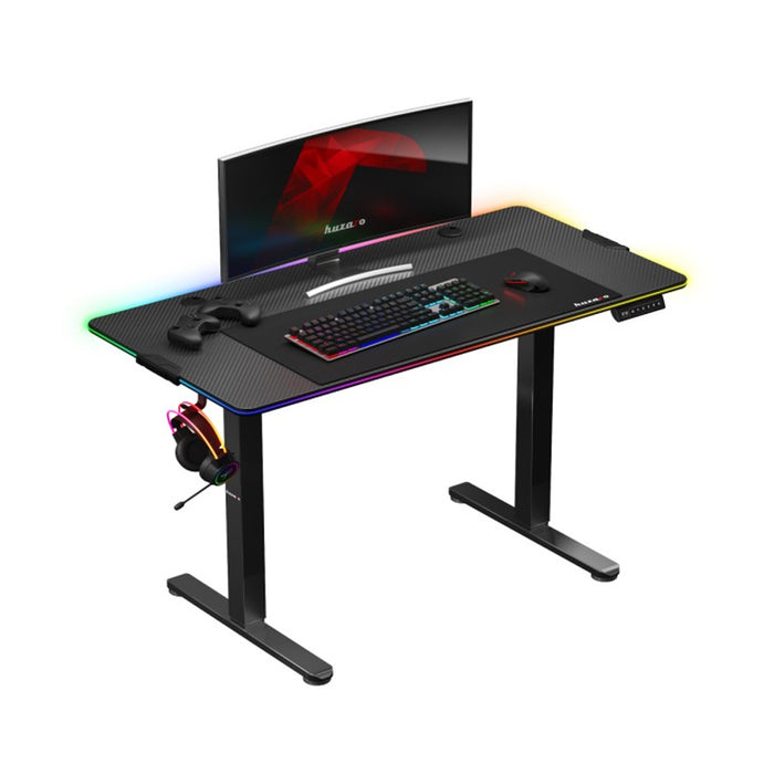 Huzaro Hero 8.2 RGB Electric Gaming Desk Black