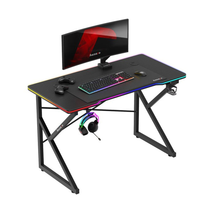 Huzaro Hero 1.7 RGB Gaming Desk Black