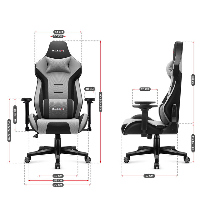 Huzaro Force 7.6 Grey Gaming Chair