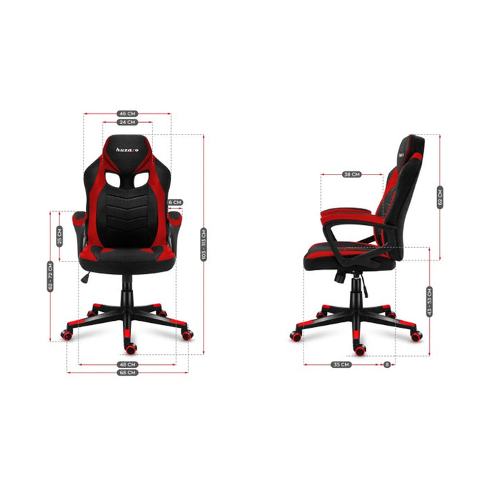 Huzaro Force 2.5 Mesh Gaming Chair Red