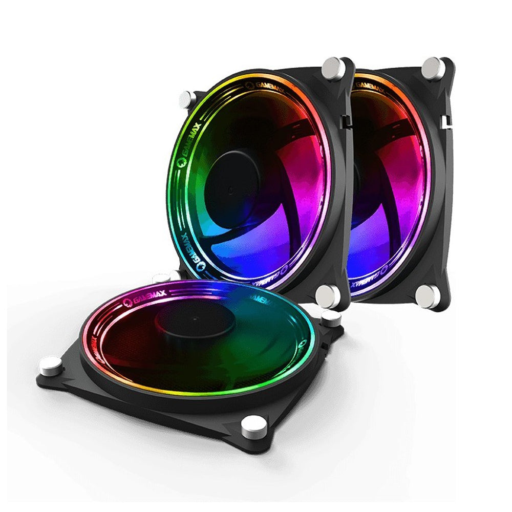 Gamemax Fan RB300 ARGB Triple Pack 120mm — Needy Shop LTD