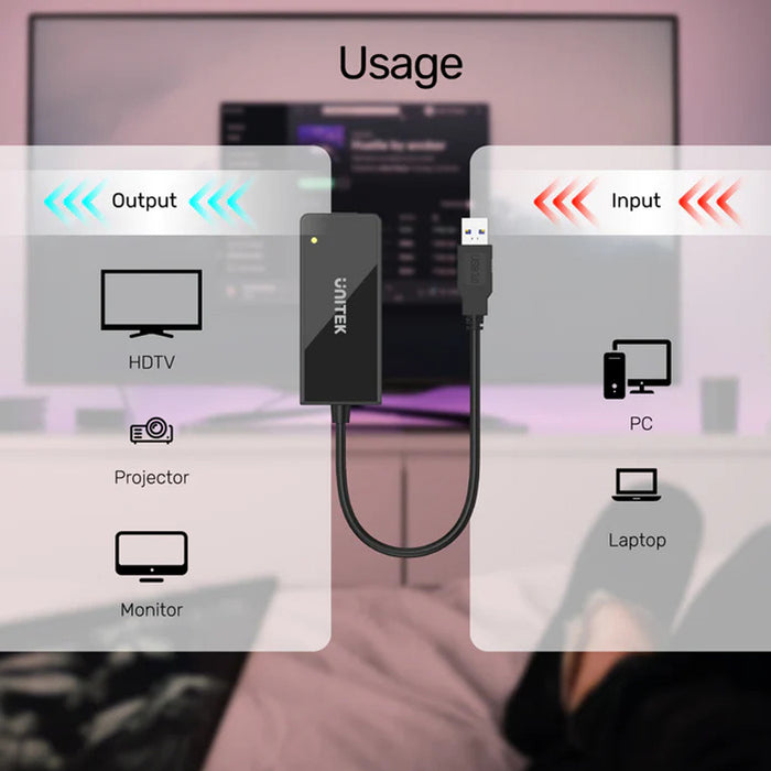 Unitek Y-3702 Converter USB-A to HDMI