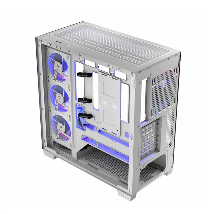 Modecom PC Case VOLCANO Stellar ARGB 5F White Midi