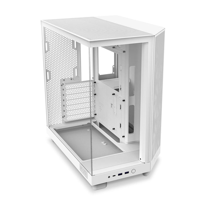 NZXT PC Case H6 Air Flow White