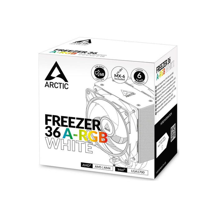 Arctic CPU Cooler Freezer 36 ARGB White