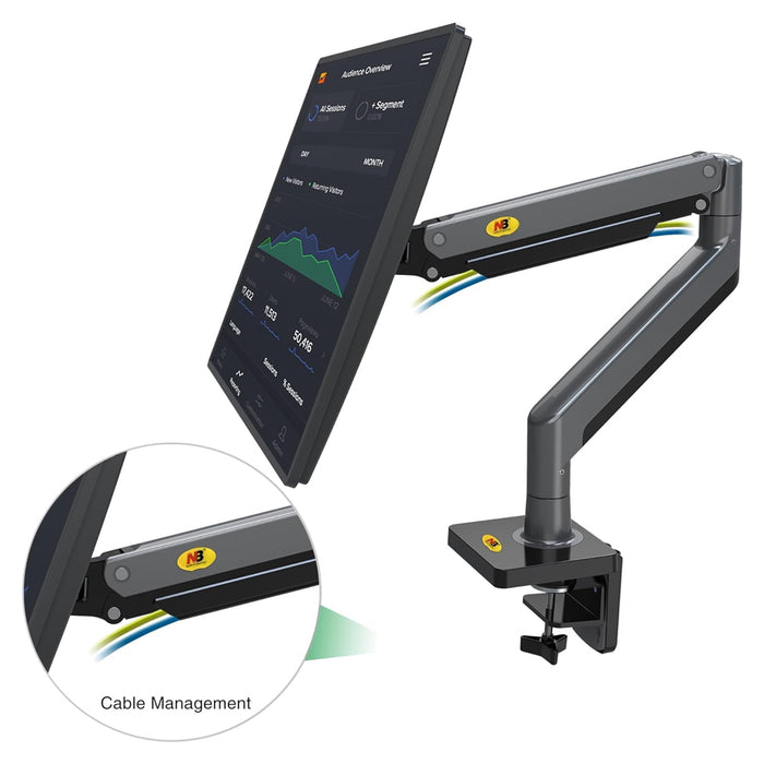 NBmounts Desk Mount G45 Extra Long Arm