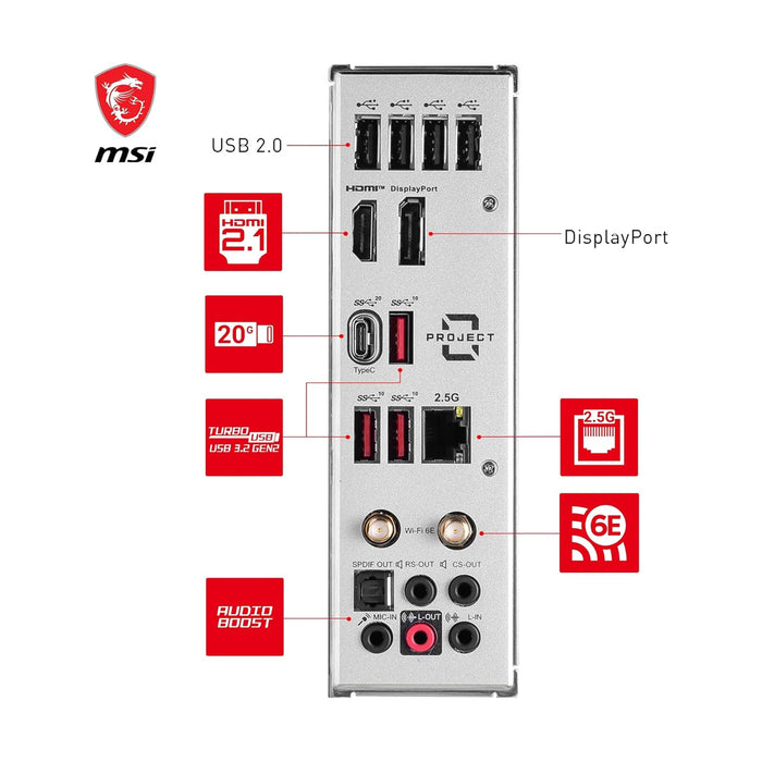 MSI Motherboard B760M Project Zero