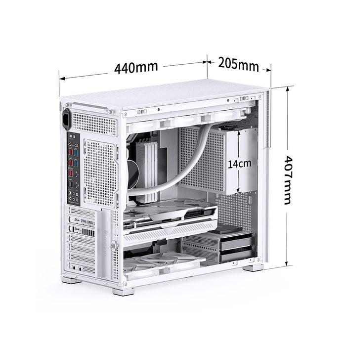 Jonsbo PC Case D41 MESH White