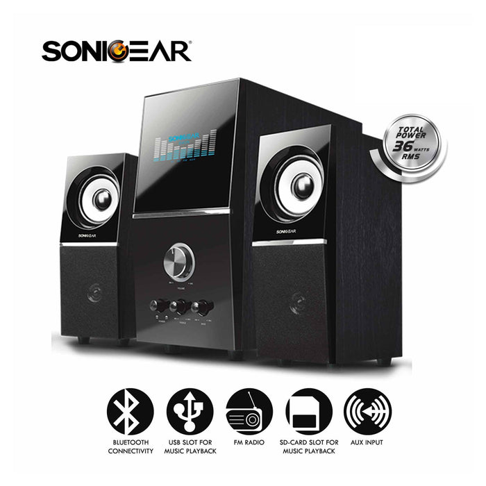 SonicGear EVO5 Pro BTMI Speakers 2.1