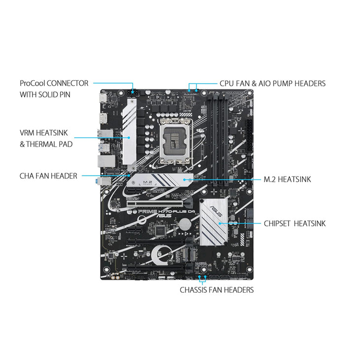 Asus Motherboard Prime H770-PLUS D4