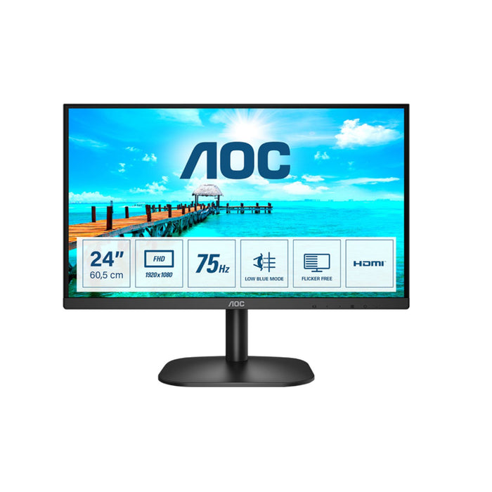 AOC Gaming Monitor 24B2XHM2 23.8" FHD 75Hz