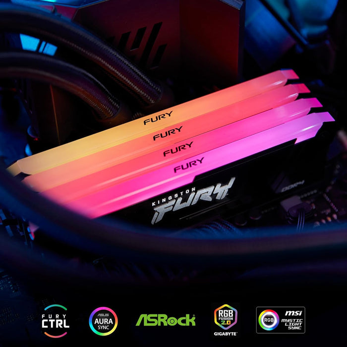 Kingston Ram Fury Beast RGB 32GB (2x16GB) DDR4 3600