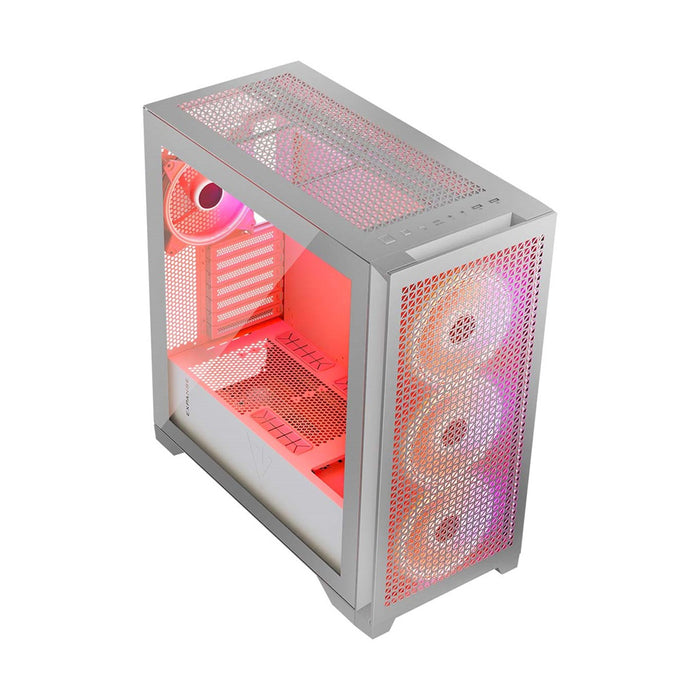 Modecom PC Case VOLCANO EXPANSE T Apex ARGB Mid White