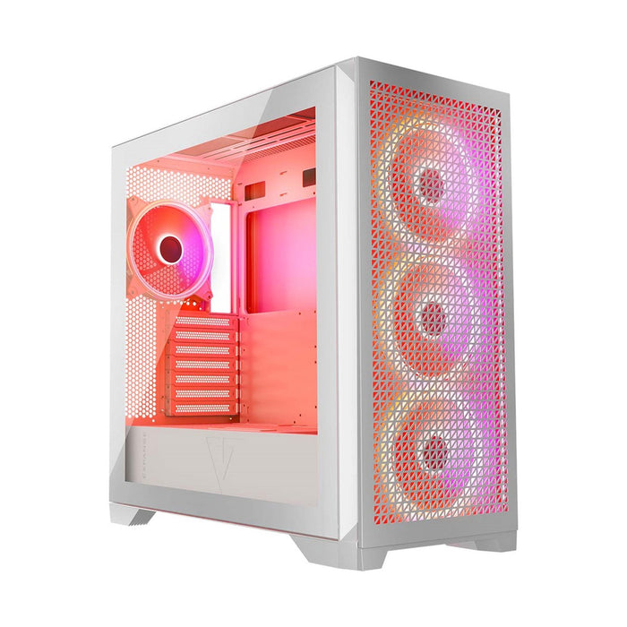 Modecom PC Case VOLCANO EXPANSE T Apex ARGB Mid White