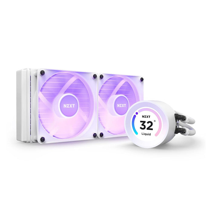 NZXT Liquid Cooler Kraken Elite 240 RGB White