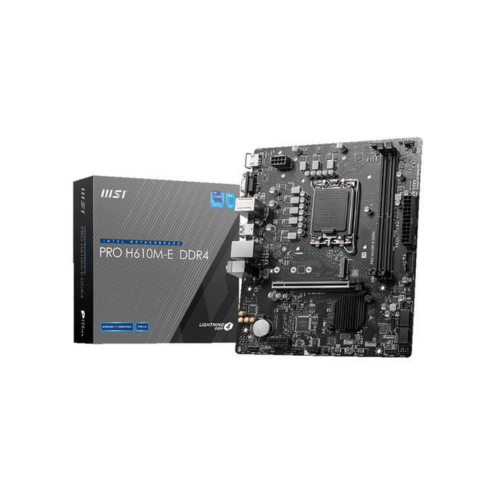 MSI Motherboard H610Μ-Ε Pro DDR4