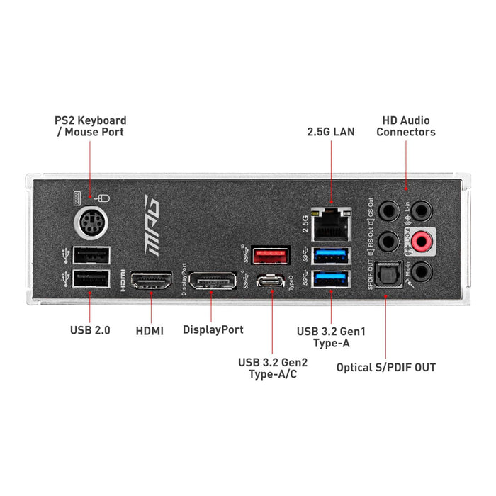 MSI Motherboard MPG Z490 Gaming Plus