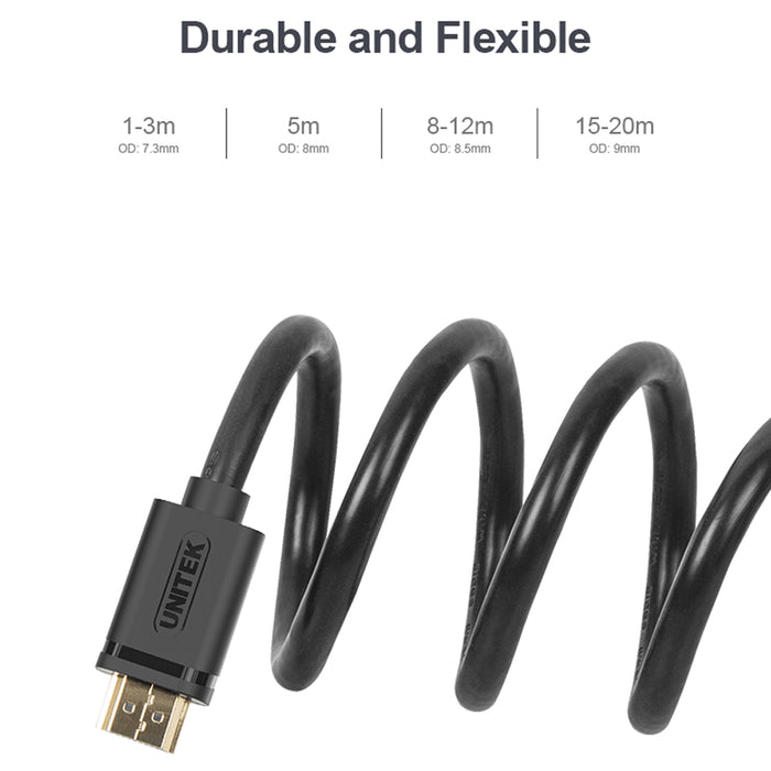 Unitek Y-C144M Premium 100% Copper HDMI Cable 20.0m