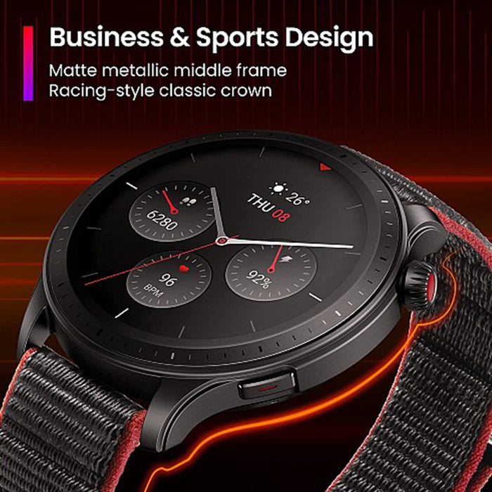 Amazfit GTR 4 Smart Watch Racetrack Black