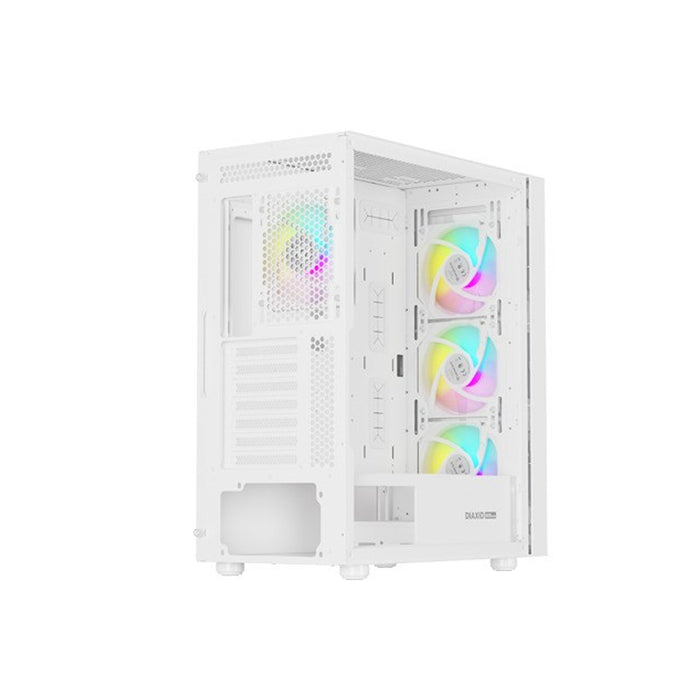 Natec PC Case Diaxid 605 ARGB White