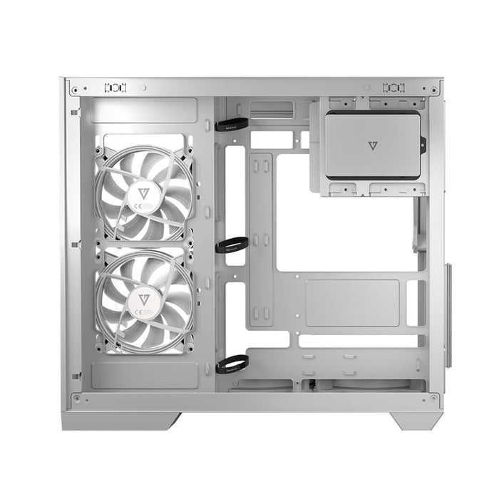 Modecom PC Case VOLCANO Panorama ARGB White Mid