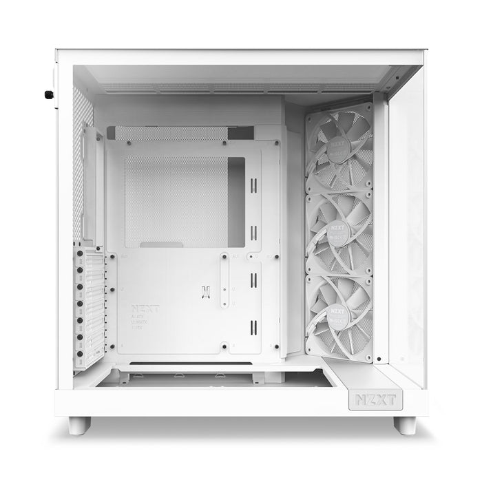 NZXT PC Case H6 Air Flow White