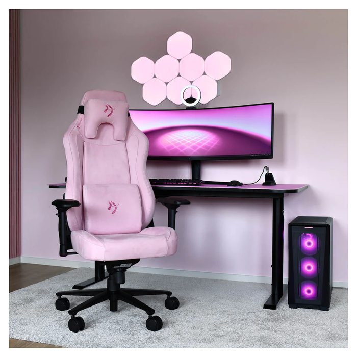 Arozzi Vernazza Supersoft Gaming Chair Pink