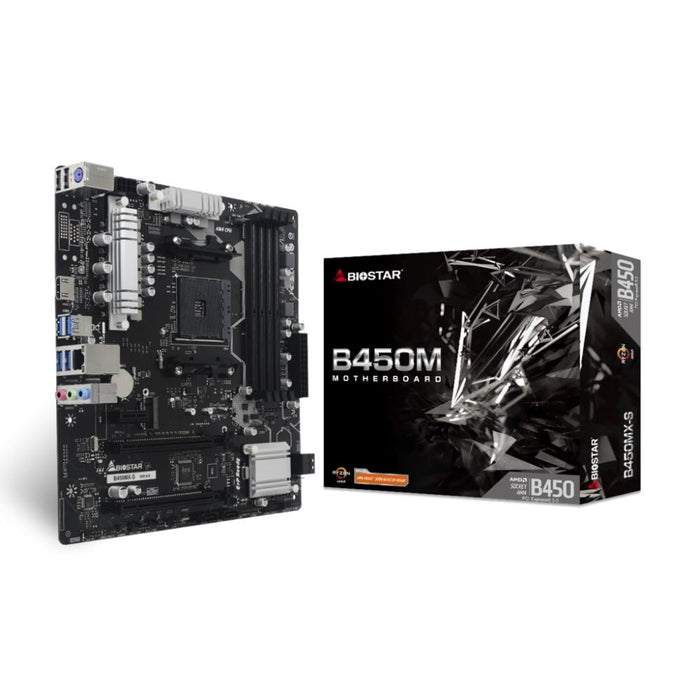 Biostar Motherboard B450MX-S