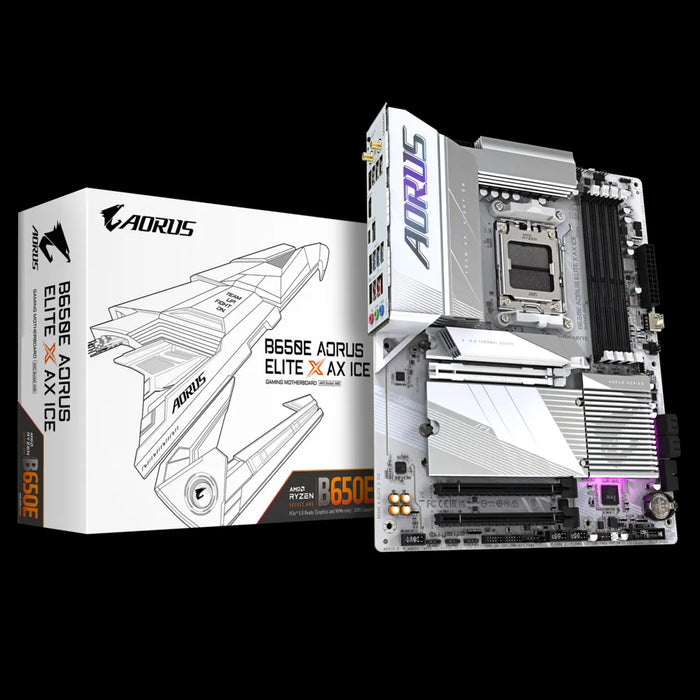 Gigabyte Motherboard B650E AORUS ELITE X AX ICE