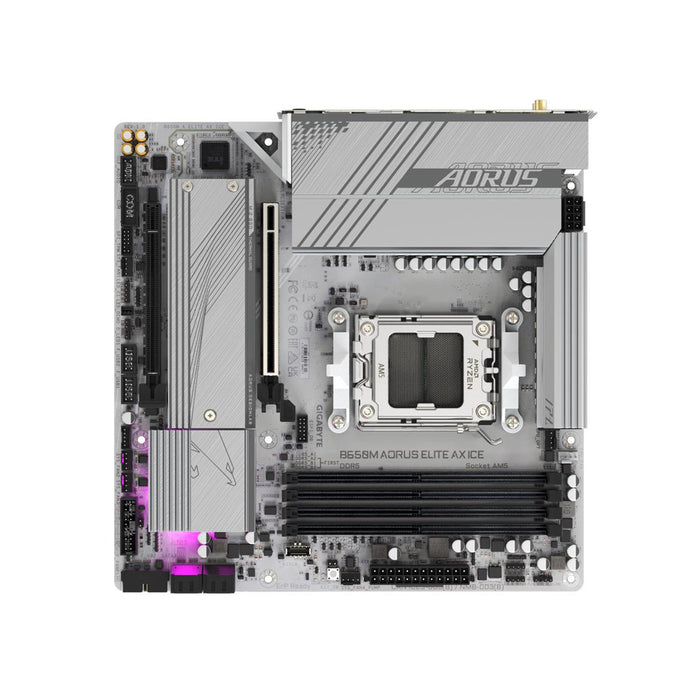 Gigabyte Motherboard B650M AORUS ELITE AX ICE