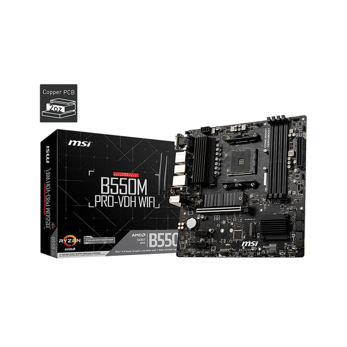 MSI Motherboard B550M PRO-VDH WiFi