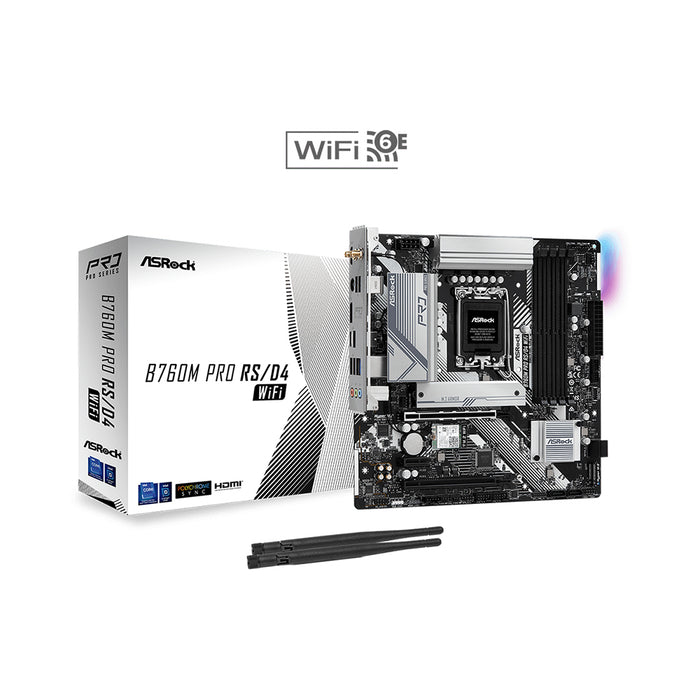 Asrock Motherboard B760M Pro RS/D4 WiFi