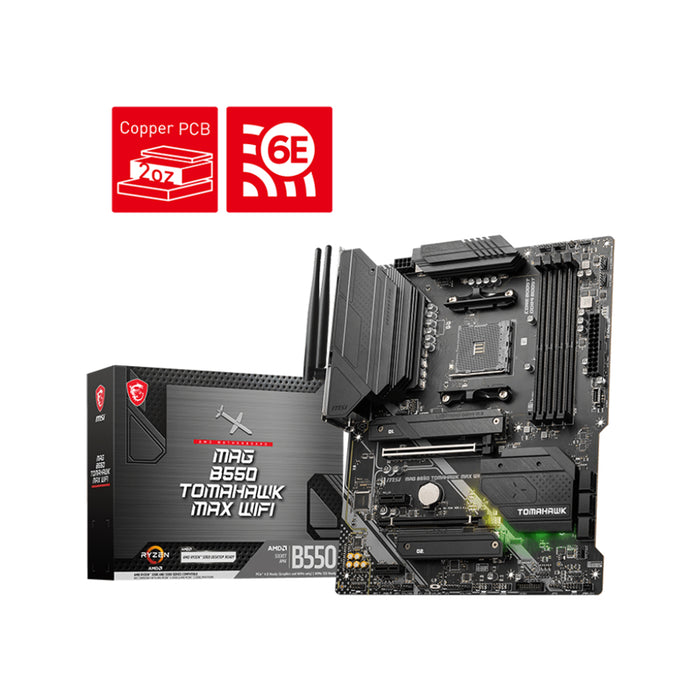 MSI Motherboard MAG B550 Tomahawk Max WiFi