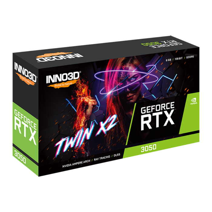 INNO3D GeForce RTX 3050 Twin X2 V2 6GB