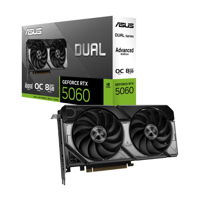 Asus Dual GeForce RTX 5060 OC 8GB Advanced Edition